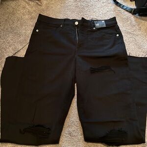 Express Black 90s Boot High Rise Women Jeans